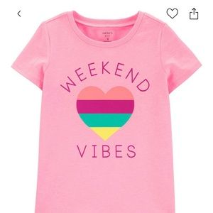 Carter’s Soft Cotton Tee Size 6/6X